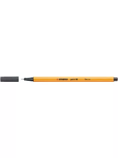 Rostirón, tűfilc 0,4mm, STABILO Point 88 mélyszürke