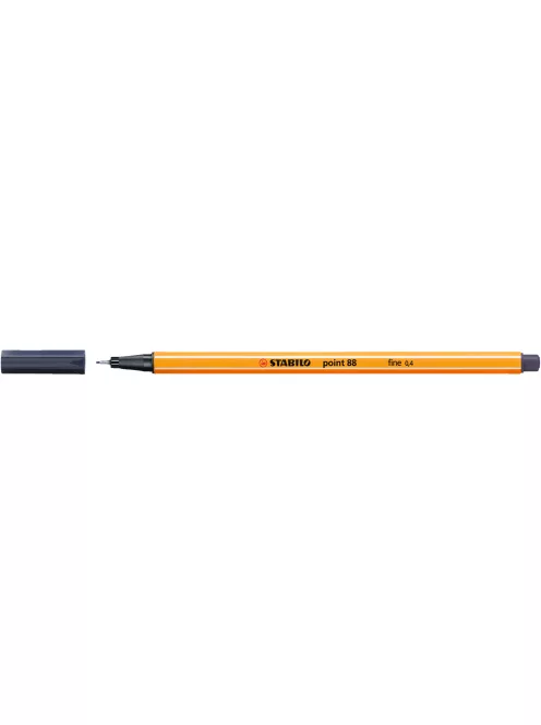Rostirón, tűfilc 0,4mm, STABILO Point 88 szürke