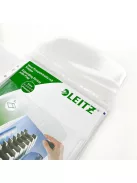 Genotherm lefűzhető, A4, 170 micron jumbo narancsos felül behajtható fülel Leitz 5 db/csom