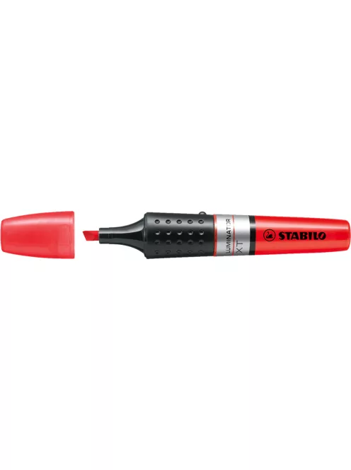 Szövegkiemelő 2-5mm, hengeres test Stabilo Luminator piros