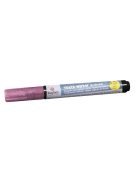Textilfestő toll, csillámos, fedő, pink, lekerekített hegy 1-2 mm, szelepes
