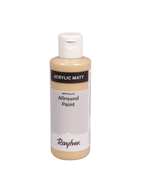 Allround Paint akrilfesték metallic, 80ml, ezüst