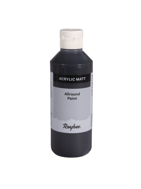 Allround Paint akrilfesték, 250ml, fekete