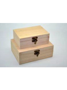   DOBOZ SZETT (2 DB-OS) NAGY: SZ:18X13,5CM M:7CM KICSI: SZ:15X10,5CM M:5,7CM