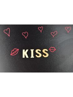 FA FELIRAT "KISS" - 3,5 CM MAGAS