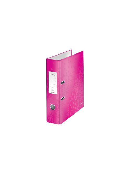 Iratrendező A4, 8cm, karton Leitz 180 Wow rózsaszín