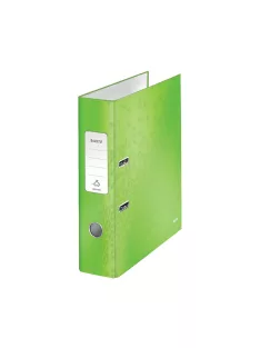 Iratrendező A4, 8cm, karton Leitz 180 Wow zöld