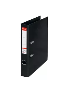   Iratrendező A4, 5cm, PP élvédő sínnel, Esselte Standard Vivida fekete