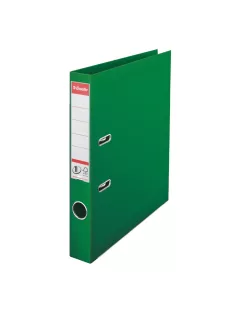   Iratrendező A4, 5cm, PP élvédő sínnel, Esselte Standard Vivida zöld