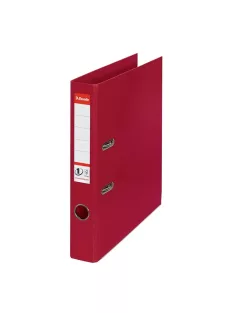   Iratrendező A4, 5cm, PP élvédő sínnel, Esselte Standard Vivida bordó
