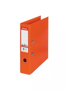   Iratrendező A4, 7,5cm, PP élvédő sínnel, Esselte Standard Vivida narancssárga