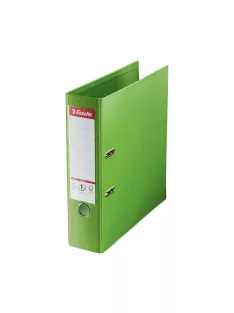   Iratrendező A4, 8cm, PP élvédő sínnel, Esselte Standard Plus Vivida zöld