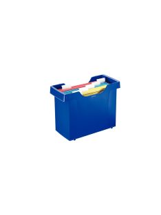   Függőmappa tároló, műanyag 5 db függőmappával Leitz Plus kék