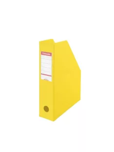   Iratpapucs 7cm, PVC/karton összehajtható Esselte Vivida sárga