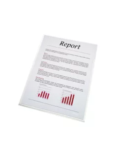   Genotherm 'L' A4, 150 micron víztiszta felület Esselte Luxus