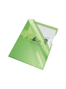   Genotherm 'L' A4, 150 micron víztiszta felület Esselte Luxus zöld