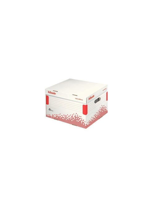 Archiváló konténer L méret újrahasznosított karton Esselte Speedbox  fehér