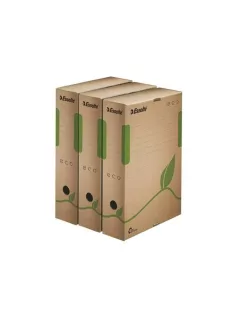   Archiváló doboz A4, 80mm, újrahasznosított karton Esselte Eco barna