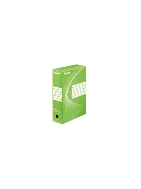Archiváló doboz A4, 100mm, karton Esselte Boxycolor zöld