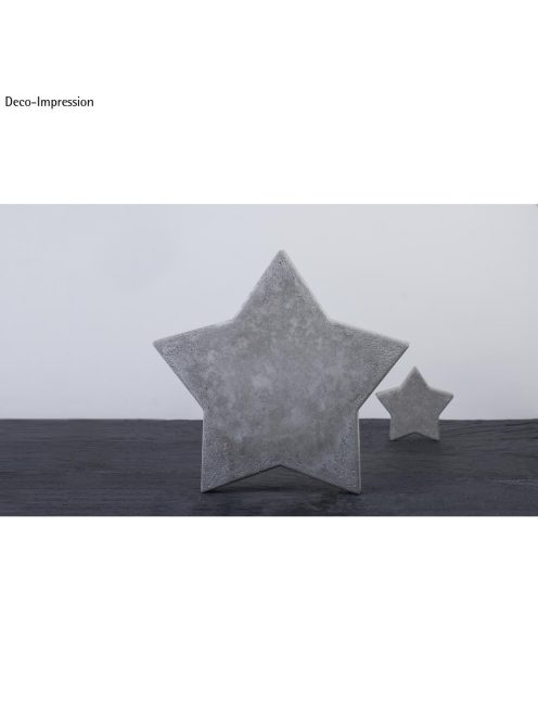 Öntőforma: csillag 11 cm, mélység 3,5 cm