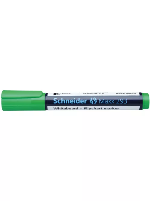 Tábla- és flipchart marker 2-5mm, vágott végű Schneider Maxx 293 zöld