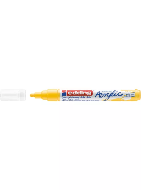 Akril marker 2-3mm, Edding 5100 citromsárga