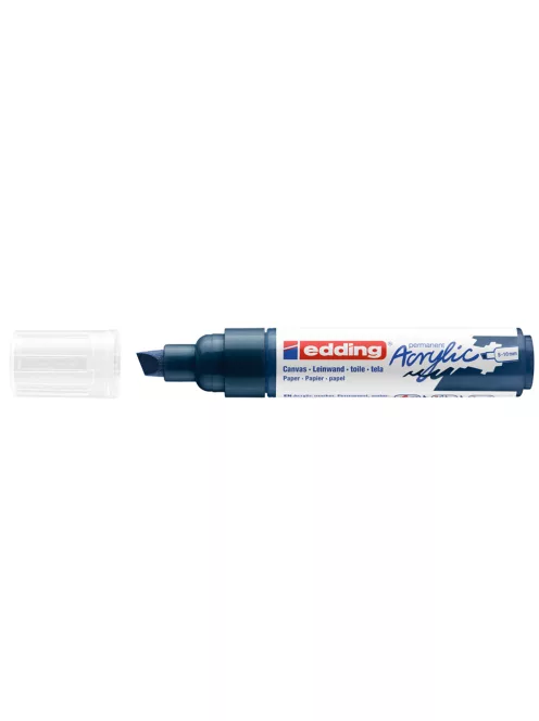 Akril marker 5-10mm, Edding 5000 éjkék