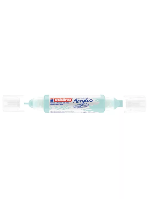 Akril marker 2-3mm, és 5-10mm, 3D kétvégű Edding 5400 pasztellkék