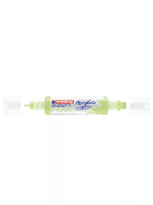 Akril marker 2-3mm, és 5-10mm, 3D kétvégű Edding 5400 pasztellzöld