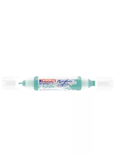   Akril marker 2-3mm, és 5-10mm, 3D kétvégű Edding 5400 türkiz