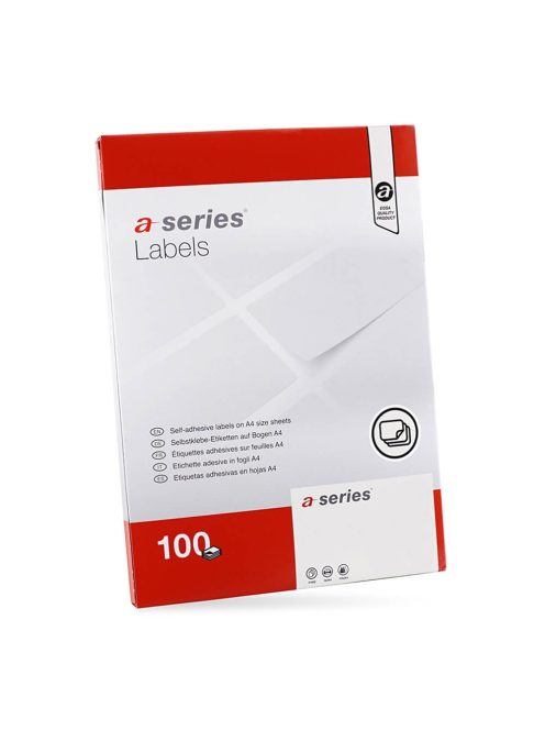 Etikett címke, 105x42,3mm, 100 lap, 14 címke/lap A-Series