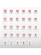 Etikett címke, 70x25,4mm, 100 lap, 33 címke/lap A-Series