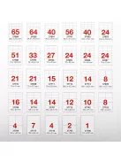 Etikett címke, 99,1x38,1mm, 100 lap, 14 címke/lap A-Series