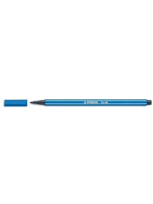 Rostirón, filctoll 1mm, M STABILO Pen 68 kék