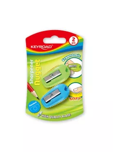   Hegyező 1 lyukú 2 db/bliszter Keyroad Nugget vegyes színek