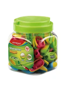   Hegyező 1 lyukú 60 db/display Keyroad Nugget vegyes színek