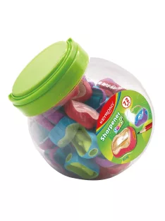   Hegyező 1 lyukú fedeles 72 db/display Keyroad Seed vegyes színek