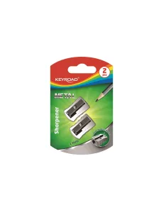 Hegyező 1 lyukú fém 2 db/bliszter Keyroad Metal
