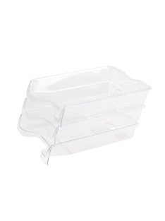   Irattálca műanyag 355, 355x255x60mm, Bluering®, víztiszta