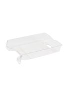 Irattálca műanyag 355, 355x255x60mm, Bluering®, víztiszta