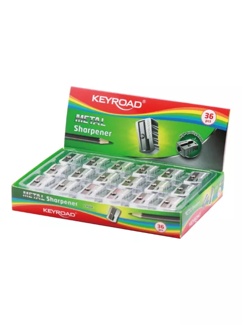 Hegyező 1 lyukú fém 36 db/display Keyroad Metal