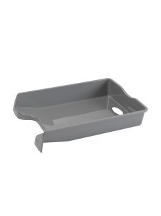 Irattálca műanyag 355, 355x255x60mm, Bluering®, szürke