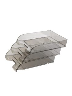   Irattálca műanyag 550 extra széles 345x270x67mm, Bluering®, füst