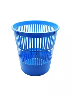   Papírkosár 16l, műanyag rácsos 315x305mm, Bluering® kék