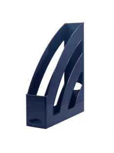   Iratpapucs 8cm, műanyag, 80x327x253mm, Bluering®, sötétkék