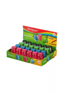   Hegyező 1 lyukú tartályos 24 db/display Keyroad Cup Sharpy vegyes színek