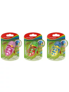   Hegyező 1 lyukú tartályos, fedeles, multifunkciós Keyroad Duo Sharpy vegyes színek