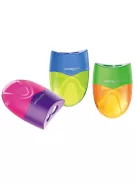 Hegyező 2 lyukú tartályos 12 db/display Keyroad Mellow vegyes színek