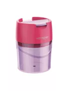 Hegyező 2 lyukú tartályos, fedeles, fém belsővel Keyroad Robby vegyes színek