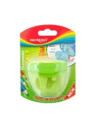 Hegyező 3 lyukú tartályos, fedeles Keyroad Tris vegyes színek